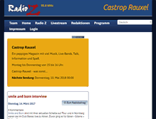 Tablet Screenshot of castrop.radio-z.net