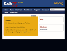 Tablet Screenshot of kapong.radio-z.net