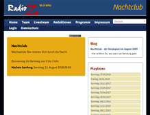 Tablet Screenshot of nachtclub.radio-z.net